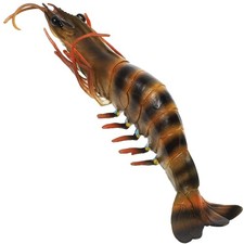 Artificial Shrimp Plastic Prawns Model Fake Raw Shrimps Photo Display Props f...