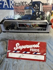 Spec Cast 1/64 Peterbilt 379 Semi Truck with Box Trailer, Massey Ferguson