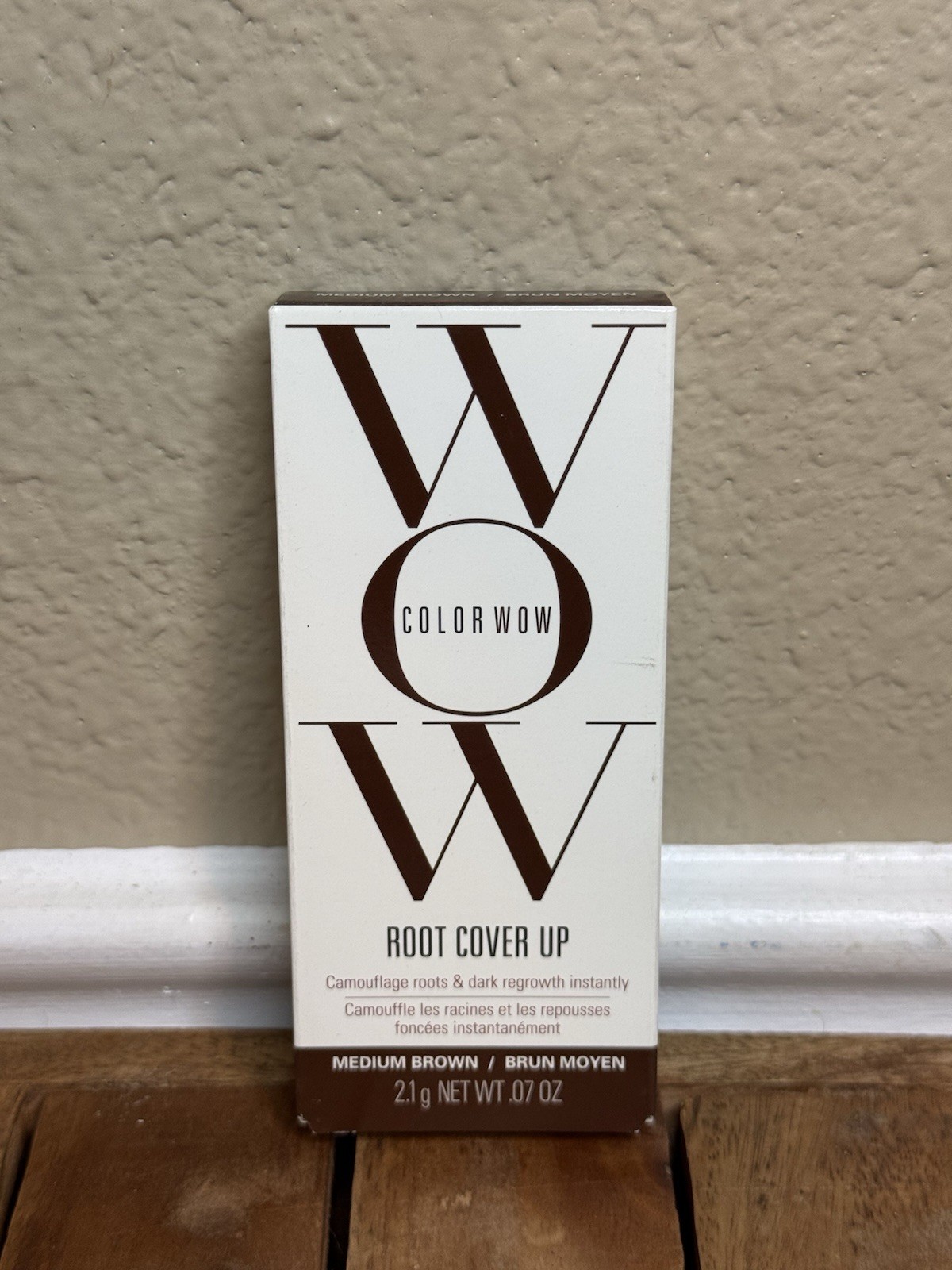 Wow Root Cover Up 0.07oz - Medium Brown - New In Box