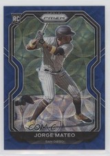 2021 Panini Prizm Tier II Navy Blue Kaleidoscope 22/35 Jorge Mateo #196 0q3