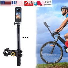 Mount for Gopro DJI Insta360 Motorcycle Bike Invisible Selfie Stick Handlebar US