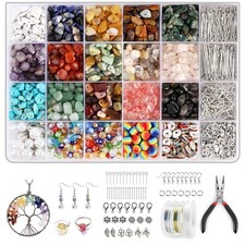 RUOMOXI Y Jewelry Making Supplies Kit for Adults - 1200 Crystal Beads, Jewelr...