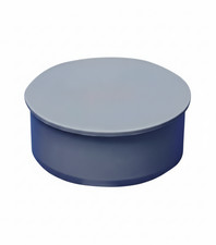 Bampi BMO110000 bouchon de fermeture DN110 en polypropylène gris pour système
