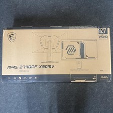 msi MAG 274QPF X30MV 27" 2560 x 1440 (QHD) Gaming Monitor, 300Hz, 0.5ms, Black