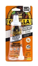 GORILLA Clear Sealant 295ml Double Thick Adhesive 100% Silicone GG1144110