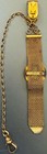 Watch fob: Gold, antique, metal mesh, 4"x7/16", SOB Co. (really) (Lot #234) — photo 2