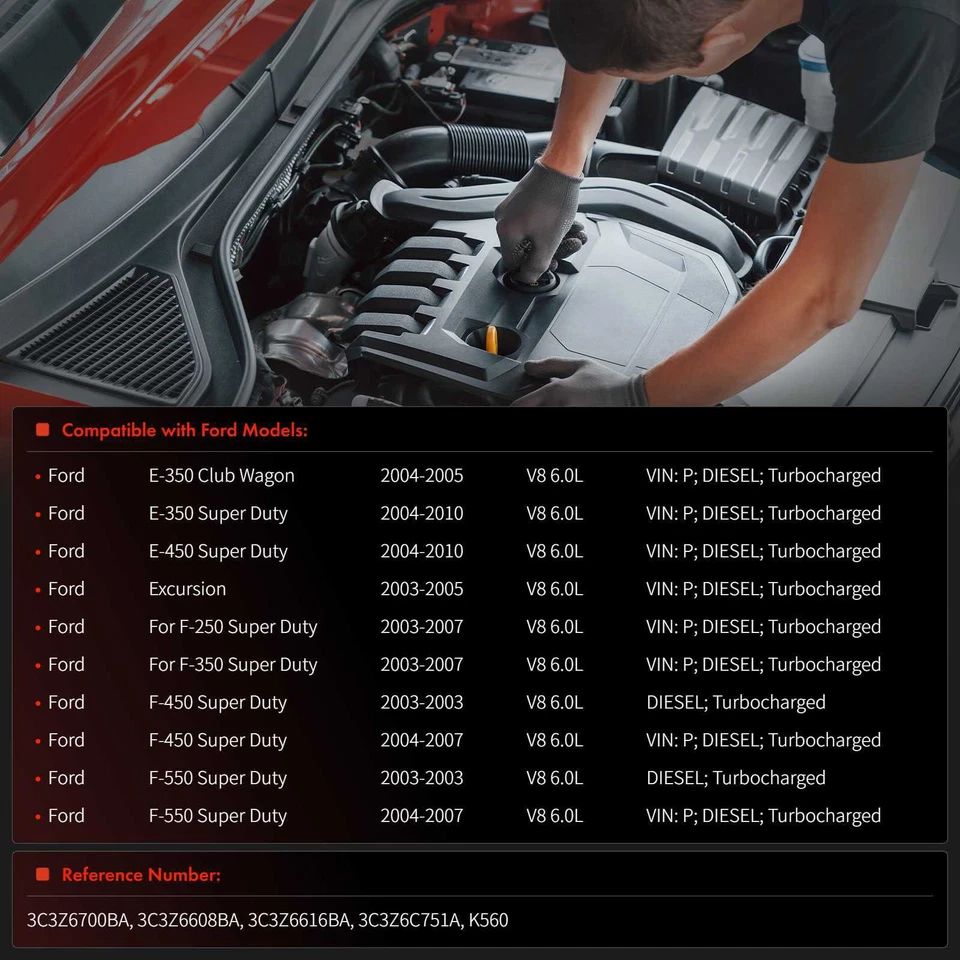 Engine Oil Pump Repair Kit for Ford F-250 F-350 F-450 F-550 Super Duty Excursion - Image 2 of 4