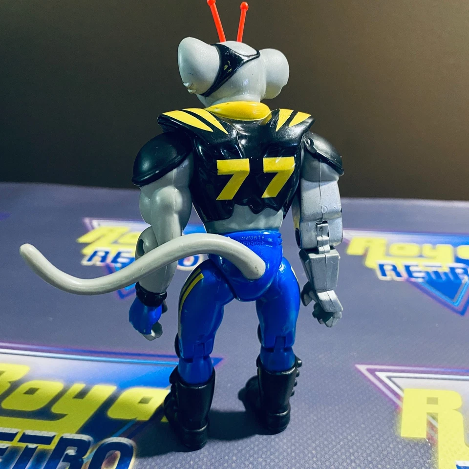 Vintage 1993 Galoob Biker Mice from Mars Touchdown Modo Action Figure 6" - Image 3 of 4