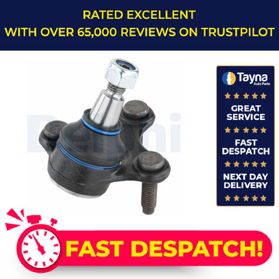 Ball Joint fits SEAT Front Lower, Left, Outer Suspension Delphi 3C0407365A New