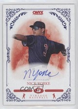 2022 Onyx Vintage Auto Blue Ink Nick Yorke #VANY Auto 0h29