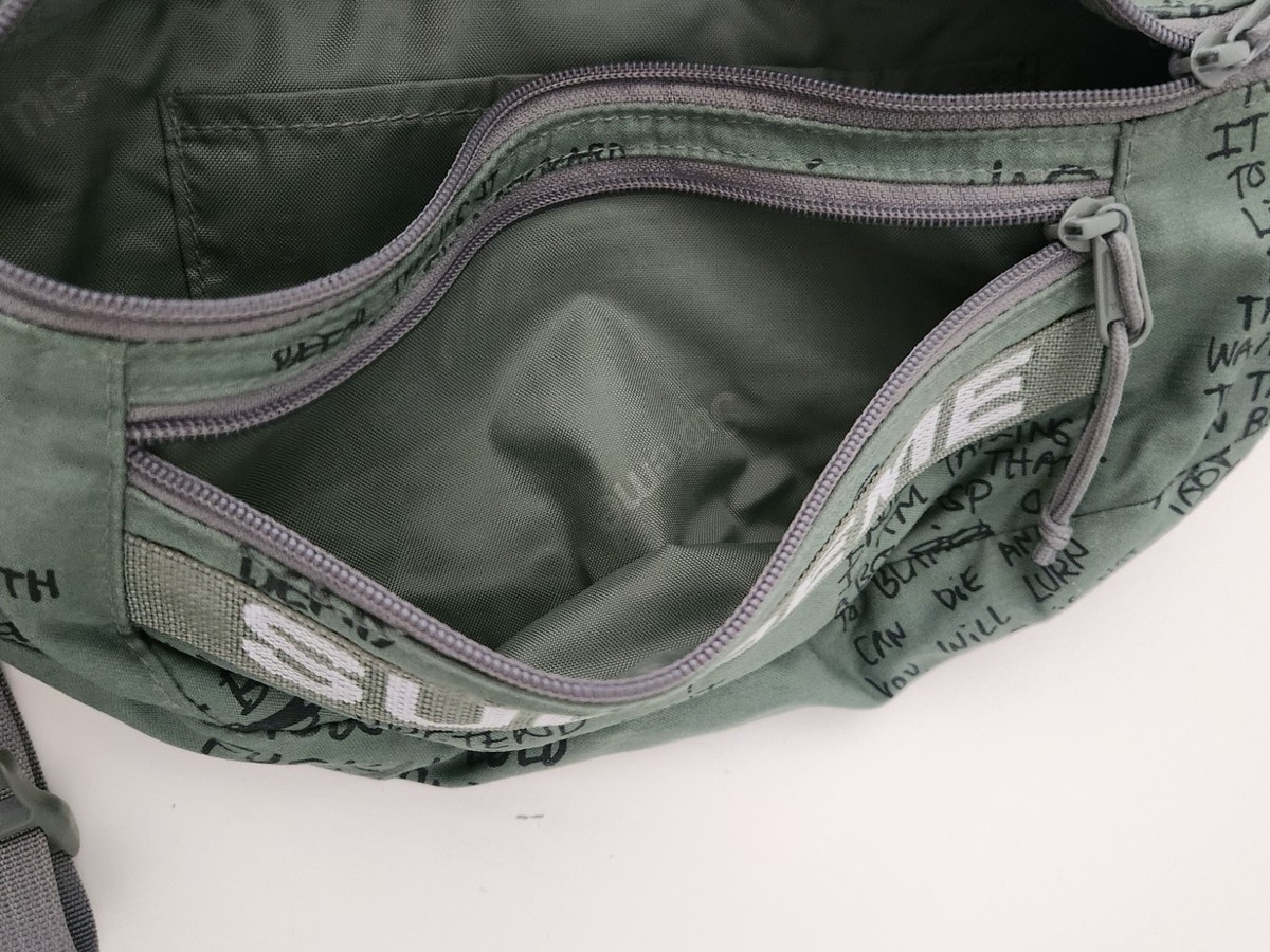 SS23 Supreme Field Waist Bag Belt Pack Olive Gonz Water