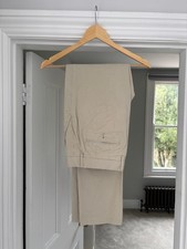 Hawes & Curtis – Chinos – Stone/Light Beige – 34 Long (34-33) – Cotton