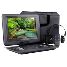 Trexonic 14.1 In Portable DVD Player with Swivel Screen and USB,SD,AV,HDMI Input