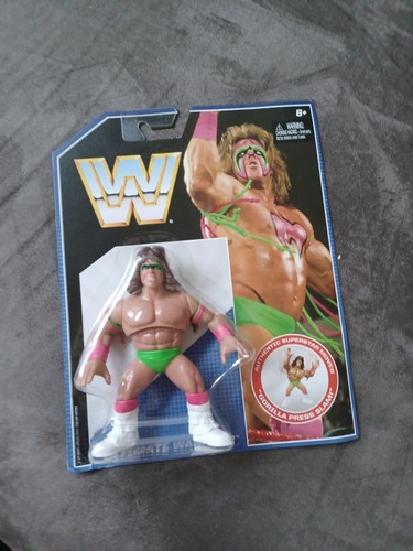 wwe mattel retros series 1 ultimate warrior wrestling figur moc