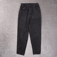 Vintage Womens Gitano Size 12 29x32 Tall Dark Wash Black Denim Jeans