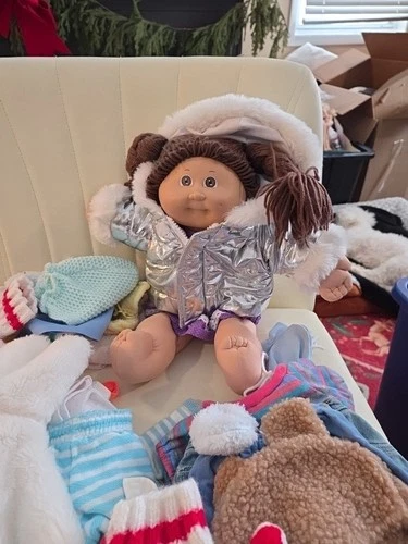 VNTG Cabbage Patch Kids Doll and clothes and One Jacket