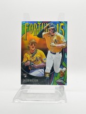 JACOB WILSON 2025 TOPPS CHROME UPDATE FORTUNE 15 ROOKIE RC F15-18