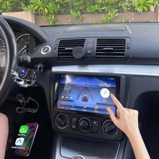 F�r BMW 1er E81 E82 E87 E88 2004-2011 Autoradio Navi Android15 CarPlay 2+64G KAM