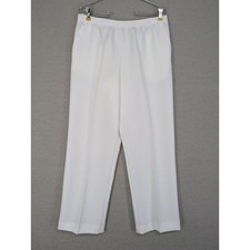 Alfred Dunner Classics White Pants Size 12 NWT -0925F168