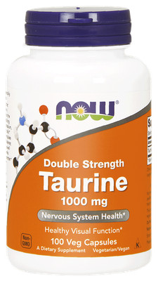 Now Foods Taurin doppelte Stärke 1000 Mg 250 pflanzliche Zellulosekapseln