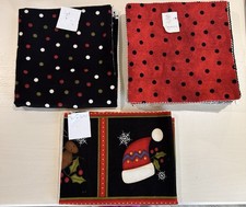Lot or Bundle 'Most Wonderful Time Flannel' Panel, Layer Cake, 1 Yard Fabric