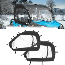 UTV Cab Enclosure Soft Upper Doors For CFMOTO ZForce 800 EX/Trail 2019-2022