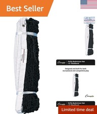 12-Ply Badminton Net - Durable 21' x 2.5' for Competitive Recreational Play