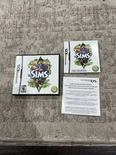 Replacement CASE AND MANUAL ONLY WITHOUT (NO) GAME - Nintendo DS The Sims 3