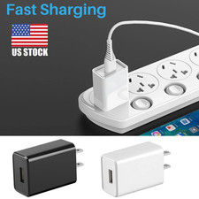 2Pcs Universal 5V 2A US Plug USB AC Wall Charger Power Adapter For Smart Phone