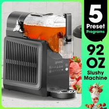 VNN 92 oz Slushy Maker Machine No Ice Needed Frozen Drink Maker 5 Preset Program