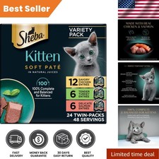 Complete Nutrition Kitten Wet Food Pate, 2.6oz Trays 24 Count Variety Pack