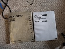 Honda Accord Service Manual 1988 And Honda Accord Electrical Troubleshooting...