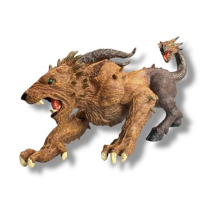 Papo Chimera Two-Headed Dragon Horns Fantasy Beast Toy Mythical Figure 2012