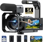 5K Professional Video Camera Digital Camcorder 56MP Dual Lens Wifi Night Vision