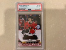 2022 Upper Deck Lukas Reichel Young Guns - UD Canvas Rookie RC #C110 PSA 10