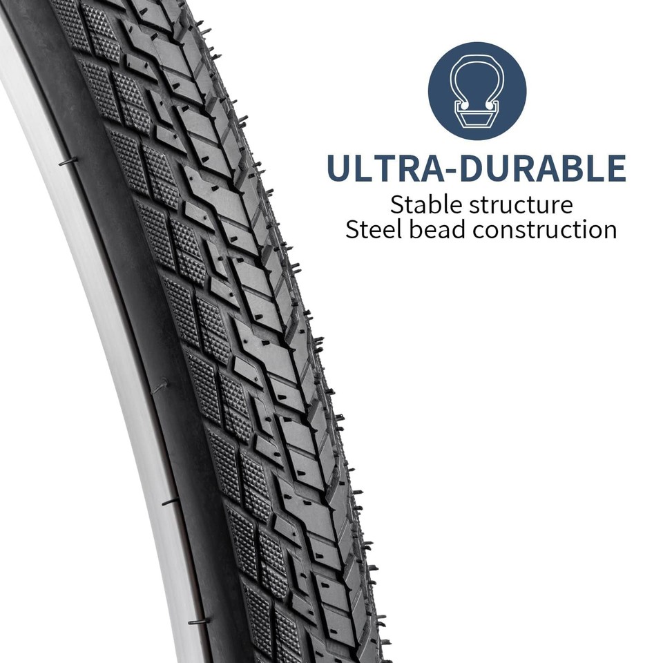 700c Tire Pack 700C Heavy Duty Bike Tubes With FV48