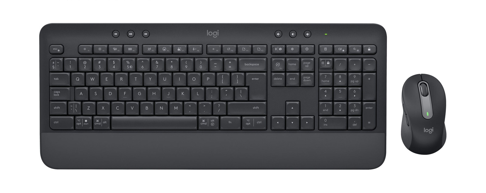 Logitech Signature MK650 Combo For Business, Volle Größe (100%), Bluetooth, Memb