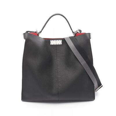 FENDI Peekaboo X-Lite Schultertasche Handtasche 7VA448 Leder