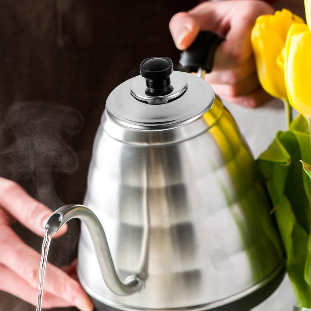 Set of 2 Electric Tea Kettles Stainless Steel Cover Pot Lid eBay