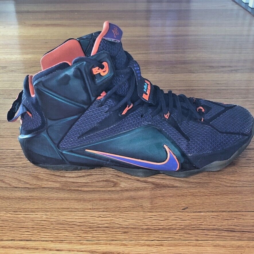 Nike Lebron XII 12 Instinct 2014 Men Size 12 cave Purple Hyper