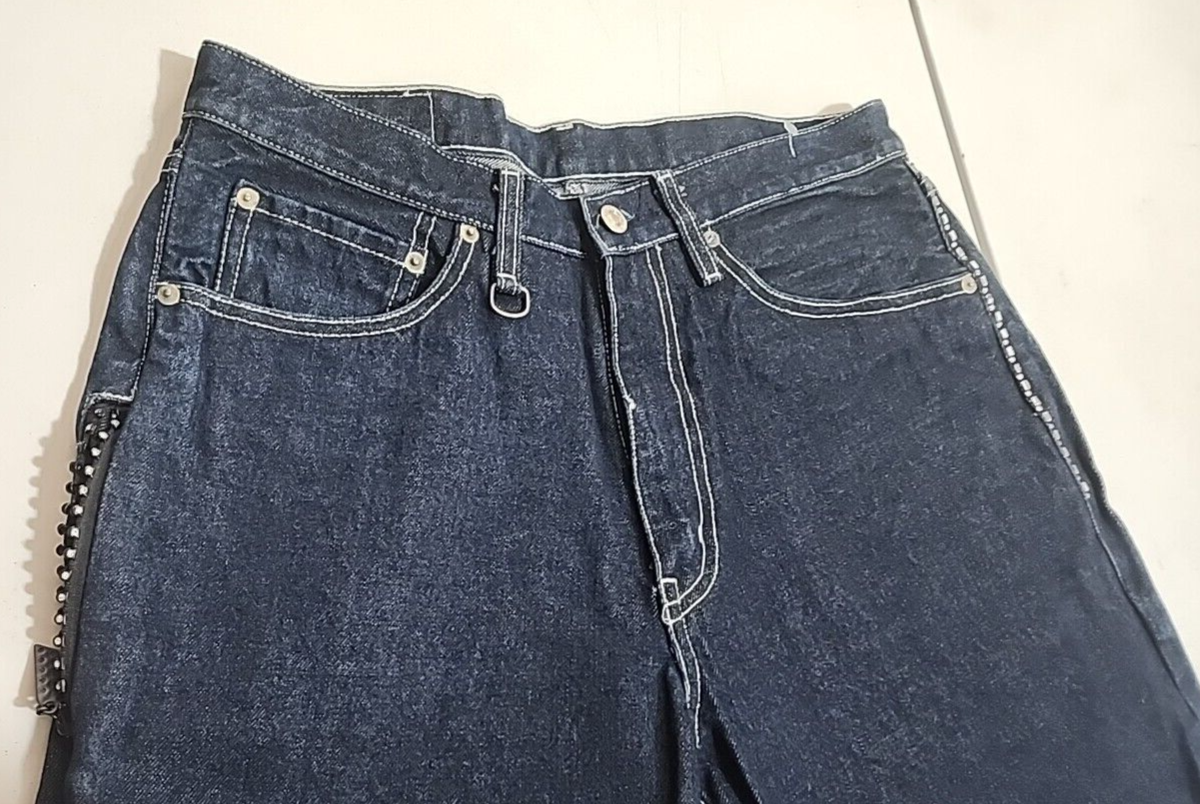 Levi's 207 Disco Selvedge Blue Denim Jeans size 32 x 32 Made in