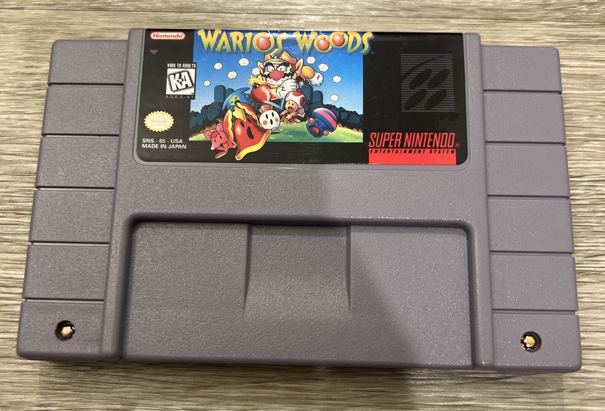 Wario's Woods (Super Nintendo Entertainment System, 1994