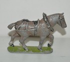 Ancienne figurine Alu QUIRALU cheval de trait ferme ancien vintage