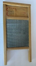 Vintage THE ZINC KING - LINGERIE National Washboard Co. 703 Wood USA Home Decor