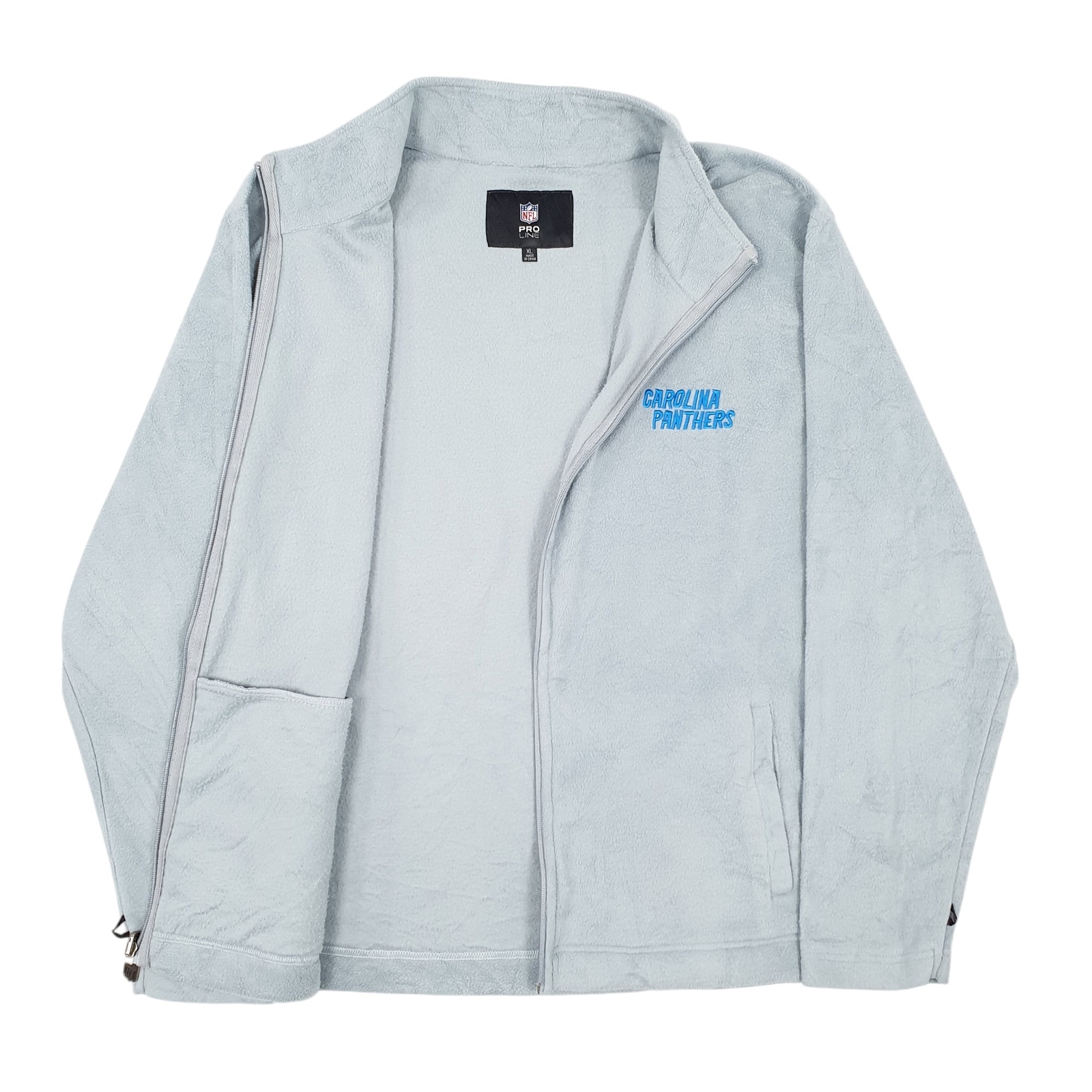 NFL Full Zip Pro Line Carolina Panthers Fleece Jumper Mens XL image 2