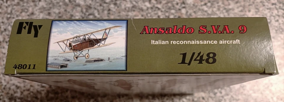 ANSALDO SVA 9 biposto e monoposto ,   kit plastica FLY 1/48 - Immagine 3 di 4