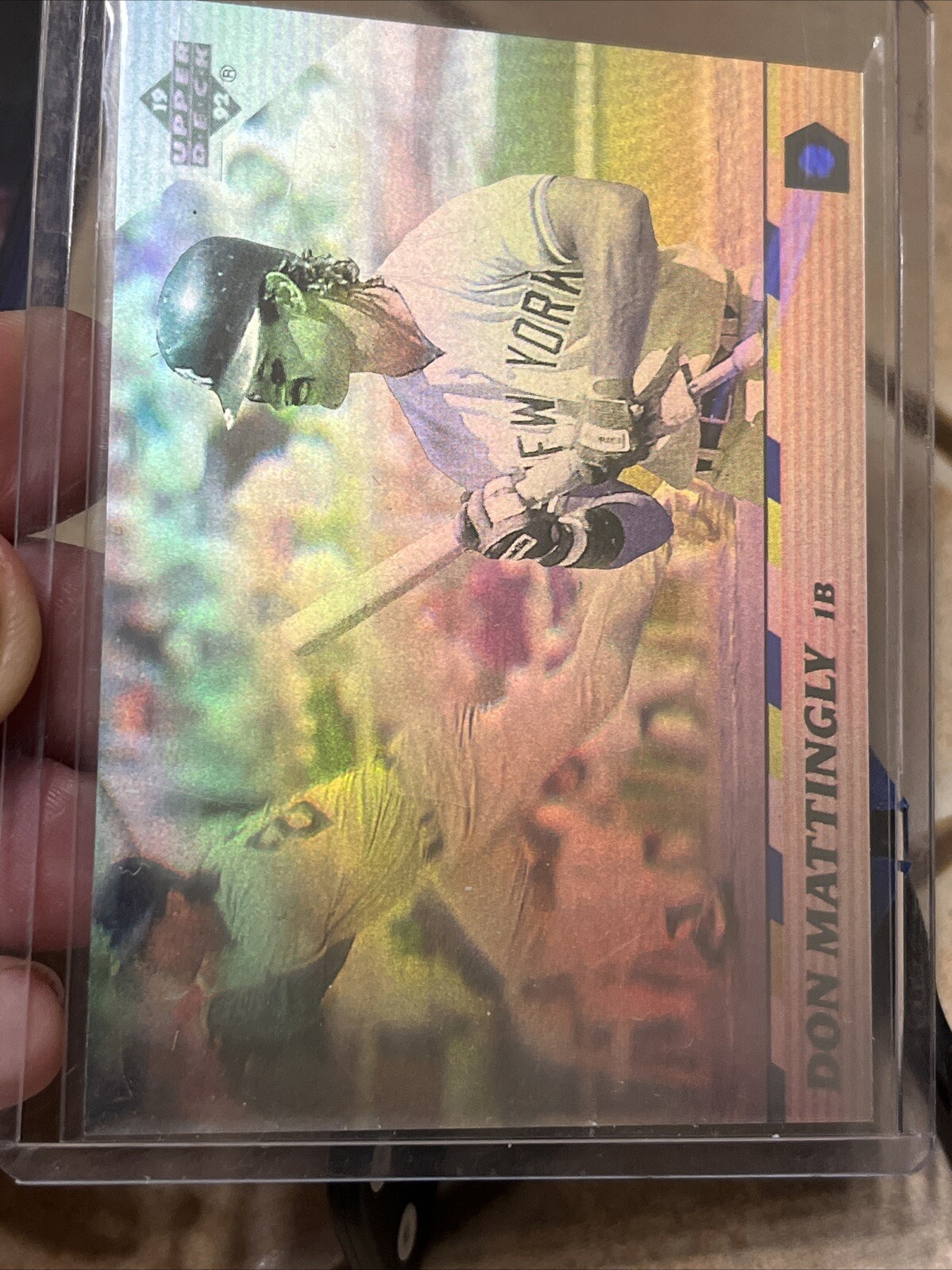 1992 Upper Deck Team MVP Holograms Don Mattingly New York Yankees #33