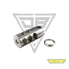 Ruger 1022 10/22 Stainless Steel 1/2x28 TPI Thread Competition Muzzle Brake