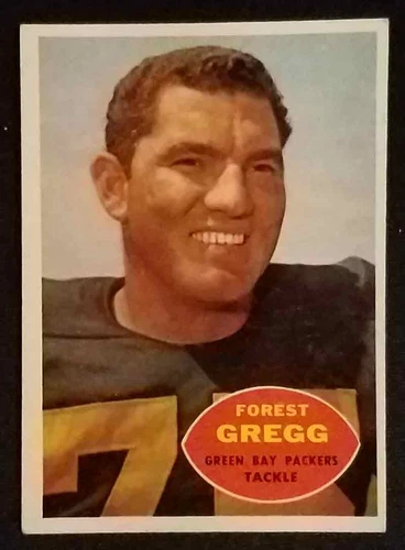 1960 Topps #56 Forrest Gregg Rookie Green Bay Packers (HOF) EX (surface issue)