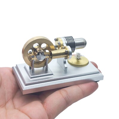 Stirling Engine Motor Model Kit Mini Horizontal Engine Model Educational Toy
